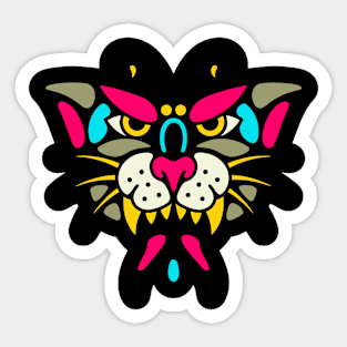 Panther resemble butterfly Sticker